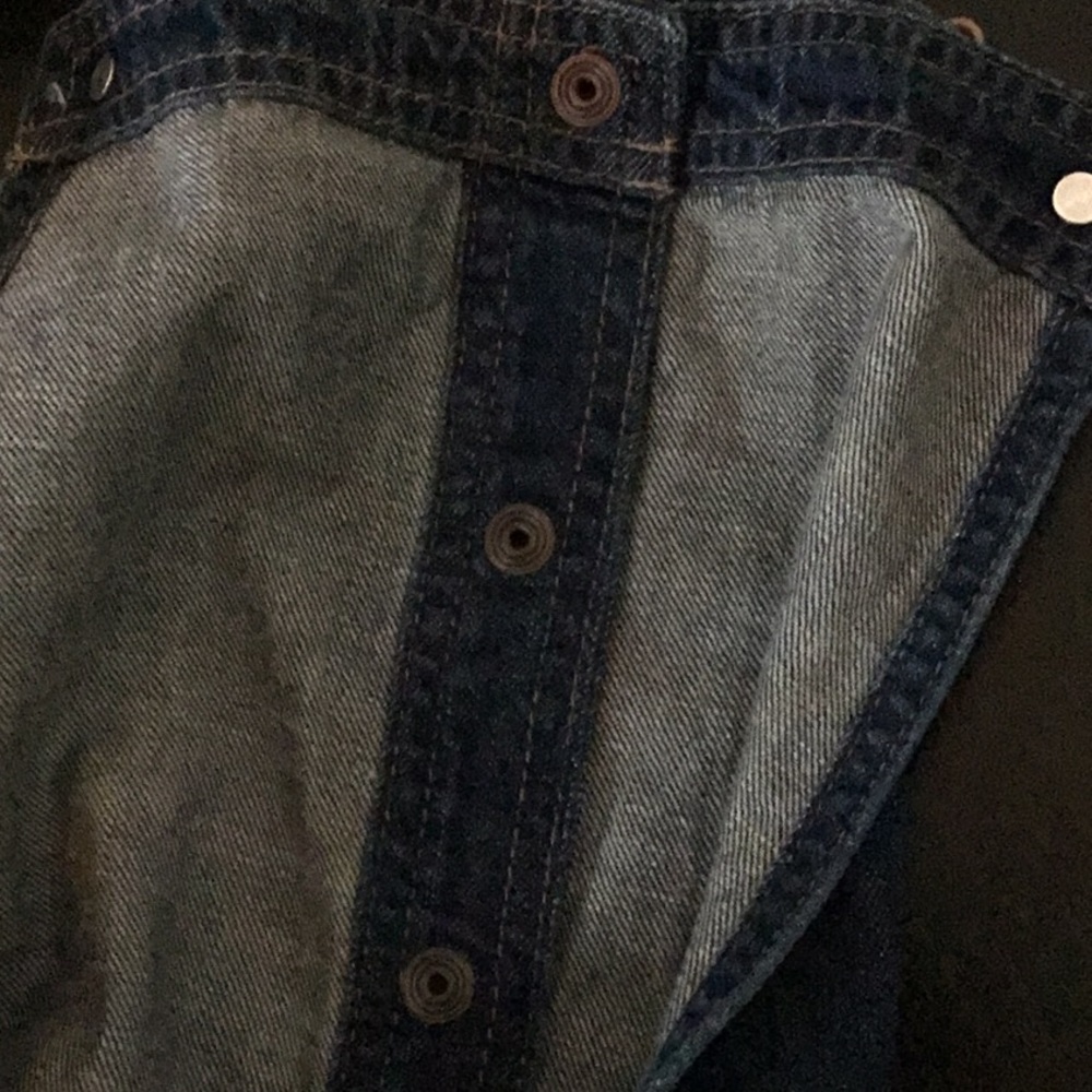 NWOT GapKids denim overall dress - Picture 4 of 5